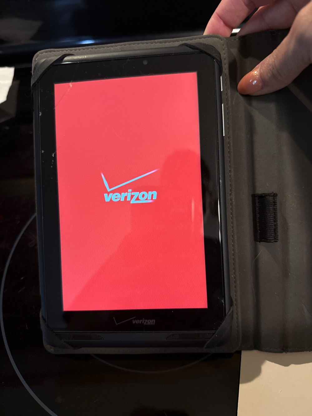Verizon Tablet With Lifeworks Folio Case Android 4.4.2